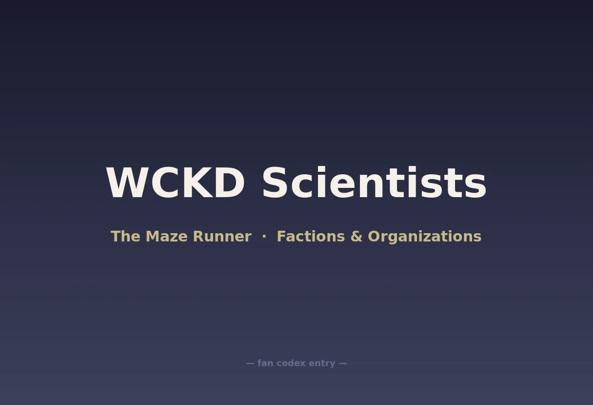 WCKD Scientists