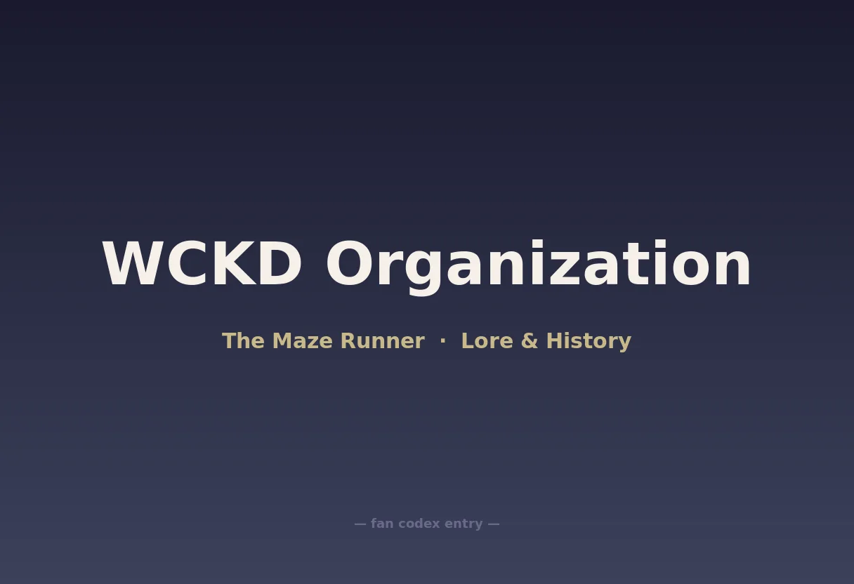 WCKD Organization